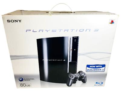 Console | PlayStation PS3 | Boxed FAT 80GB Black Set Sale Online Shop