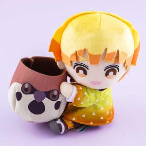 Demon Slayer Plushie With Storage Holder - Zenitsu Agatsuma / Medium Clearance Best Pices