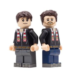 Ryan and Rob (Wrexham Owners)  - Custom Design Minifigure Cheap Sale Online Online