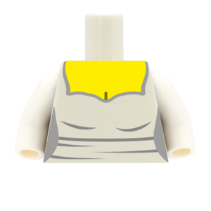 Simple Wedding Dress - Custom Design Minifigure Torso Latest Collections