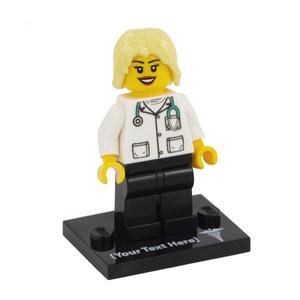 Personalised Doctor Minifigure (No Hair) - Custom Design Minifigure Outlet Best Pices