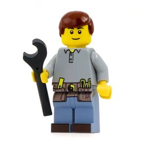 Personalised Handy Person (No Hair) - Custom Design Minifigure Geniue Stockist Online