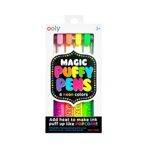 Magic Puffy Neon Pens - Set of 6 - NEW Big Sale Sale Online