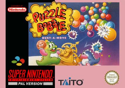 Game | Super Nintendo SNES | Puzzle Bobble Free Shipping Cheap Pice