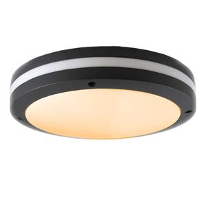 LED Plafondlamp | 2 x E27 fitting | IP44 | Zwart Outlet Clearance