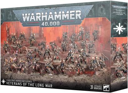 Warhammer 40K Chaos Marines Battleforce Veterans Of The Long War Free Shipping Buy