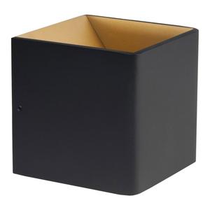 High Light | LED Cube Wandlamp | DIMBAAR | 2700K | 6W | Zwart/Goud | Stretto Visa Payment For Sale