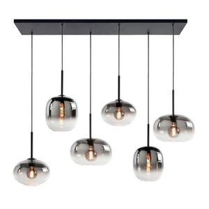 High light | Hanglamp | Semi smoked glazen | Bellini | 6x E27 fitting Outlet Shop