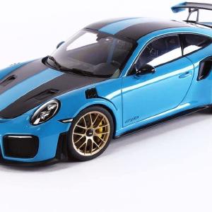 1/18 Porsche 911 (991.2) GT2 RS Weissach Package (Blue / Carbon Black) Discount Explore