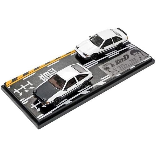 1/64 Initial D Set Vol.1 Takumi Fujiwara Trueno (AE86) & Shinji Inui Trueno 2-door (AE86) Outlet Fashion Style