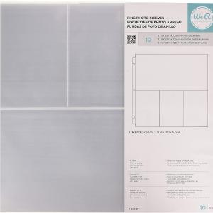 Fundas para Project Life 12"x12"- 4 bolsillos Ring Photo Sleeves Free Shipping Geniue Stockist