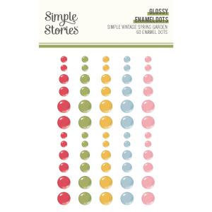 Glossy Enamel Dots Simple Vintage Spring Garden Safe Shopping Cheap Online