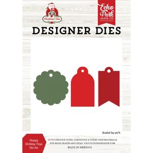 Happy Holiday Tags Die Set Christmas Time Online Cheap Online