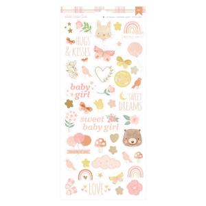 Hoja de Pegatinas Hello Little Girl Browse
