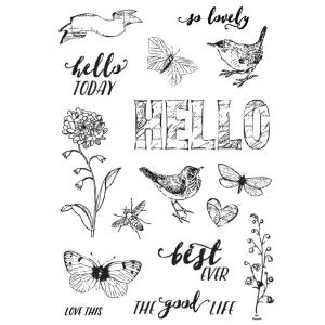 Love Life Stamps Simple Vintage Botanicals Free Shipping Sale Online