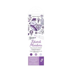 Set 3 Marker Violet Lace Sketch Markers Outlet