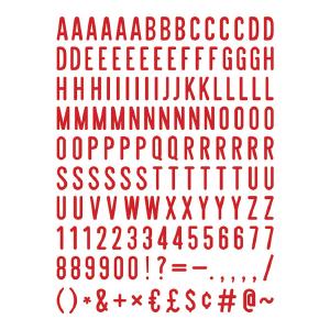 Letter Packs  Red  2" Letter Board Browse
