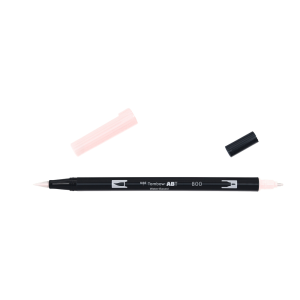 Rotulador Acuarelable Tombow Dual Brush-Pen Abt 800 Baby Pink Supply