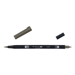 Rotulador Acuarelable Tombow Dual Brush-Pen Abt N49 Warm Grey 8 Cheap 100% Authentic