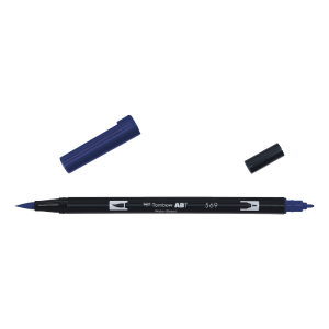 Rotulador Acuarelable Tombow Dual Brush-Pen Abt 569 Jet Blue Get Authentic