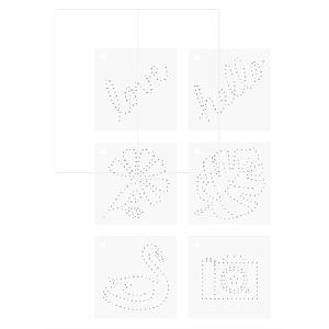 Stencil Kit Words Stitch Happy Pen Sale Outlet Locations