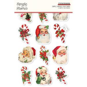 Sticker Book Simple Vintage Dear Santa Cheap Tumblr