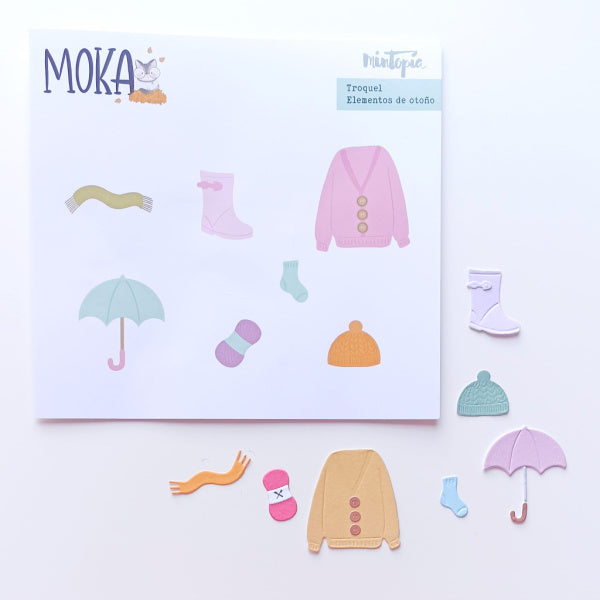 Troquel Elementos de Otoño Moka Best Place Sale Online