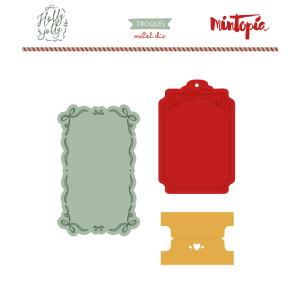 Troquel etiquetas  Holly Jolly Original Cheap Pice