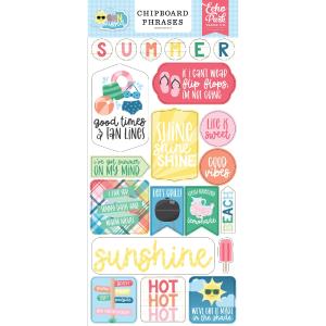 Chipboard Phrases Sun Kissed Low Pice Fee Shipping Sale Online