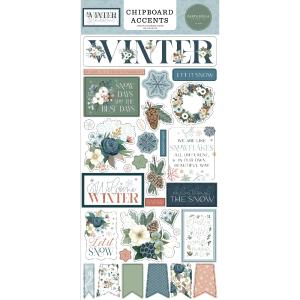 Chipboard Accents Winter Wonderland Clearance Manchester Great Sale