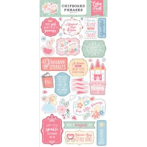 Chipboard Phrases Our Little Princess Discount Authentic