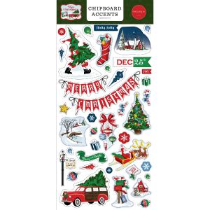 Chipboard Accents White Christmas Genuine Cheap Online