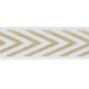 Cinta de Tela Gold Chevron Sale Low Pice