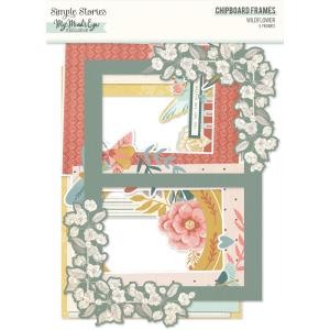 Chipboard Frames Wildflower View