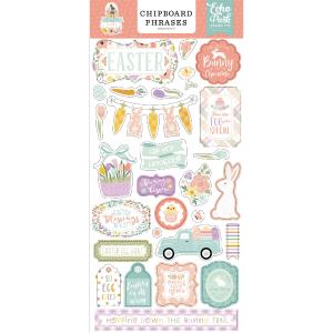 Chipboard Phrases It's Easter Time Low Pice Fee Shipping