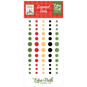 Enamel Dots Winnie The Pooh Christmas Finishline