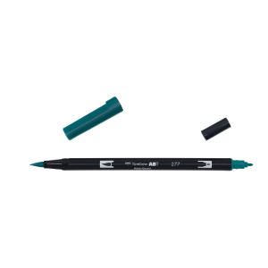 Rotulador Acuarelable Tombow Dual Brush-Pen Abt 277 Dark Green Classic Cheap Pice