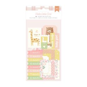 Ephemera Journaling Hello Little Girl Sale New