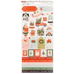 Hoja de Pegatinas Holly Jolly Holiday Free Shipping For Sale