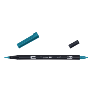 Rotulador Acuarelable Tombow Dual Brush-Pen Abt 407 Tiki Teal Cheap Sale Finishline