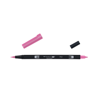 Rotulador Acuarelable Tombow Dual Brush-Pen Abt 703 Pink Rose Clearance 2025