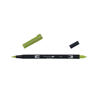 Rotulador Acuarelable Tombow Dual Brush-Pen Abt 158 Dark Olive Discount Best Sale