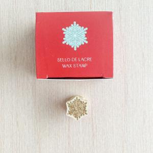 Sello de lacre sin mango Copo de nieve Holly Jolly Clearance Marketable
