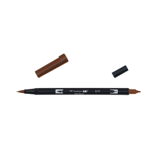 Rotulador Acuarelable Tombow Dual Brush-Pen Abt 879 Brown Free Shipping Big Discount