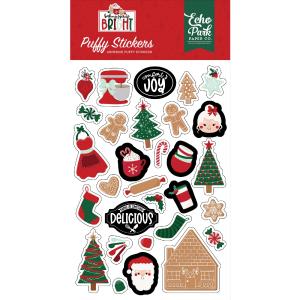 Puffy Stickers Baking Spirits Bright For Nice
