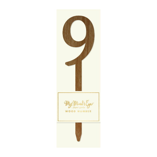 Botanical Wood Number Pick 9 Pictures For Sale