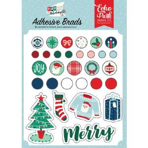 Adhesive Brads Happy Holidays Discount Largest Supplier