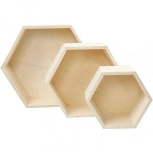 Cajas hexágono de madera. Footlocker Finishline Cheap Pice
