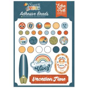 Adhesive Brads Summer Vibes Popular Online