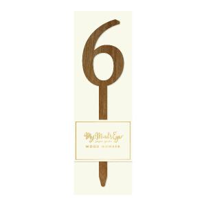 Botanical Wood Number Pick 6 Geniue Stockist Cheap Pice